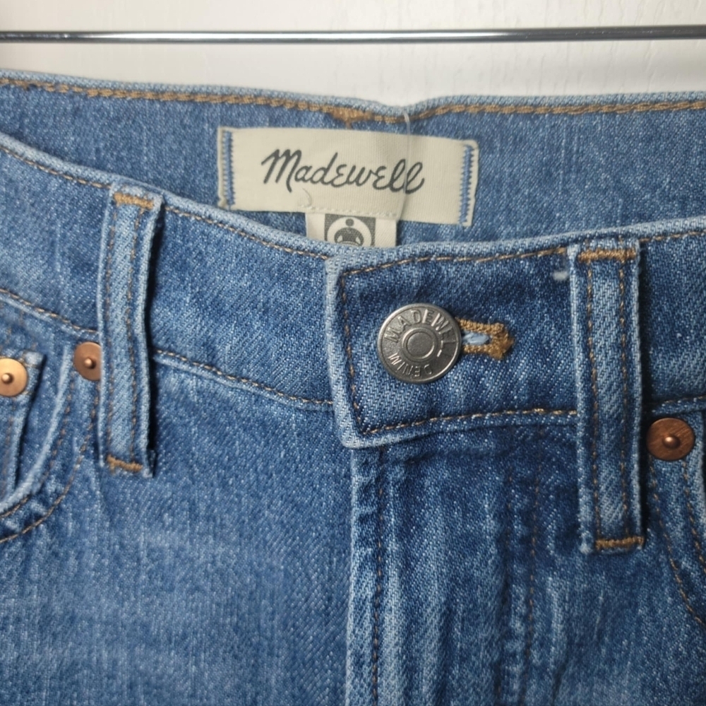 Madewell Perfect Vintage Jeans Raw Hem Size 24 New With Tags - Picture 4 of 12